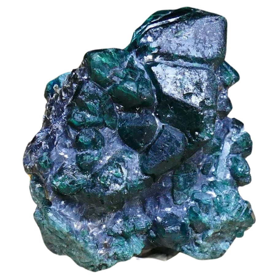 A rare and beautiful alexandrite crystal cluster