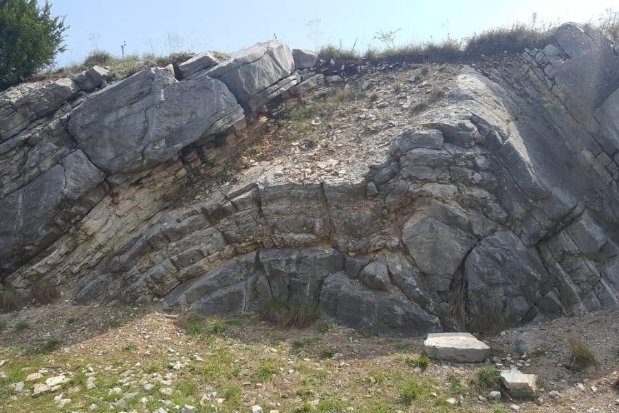 Area rock formation at Arbuckle Anticline