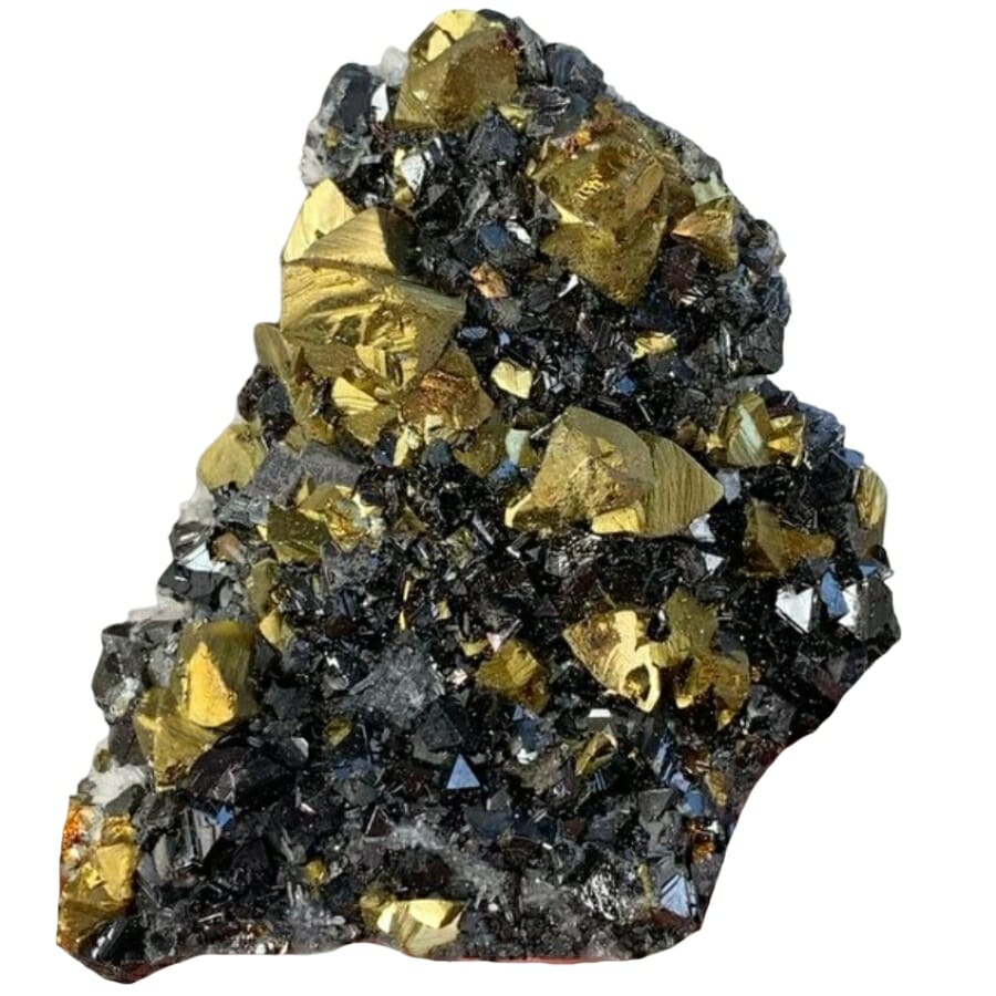 A wonderful chalcopyrite crystal specimen