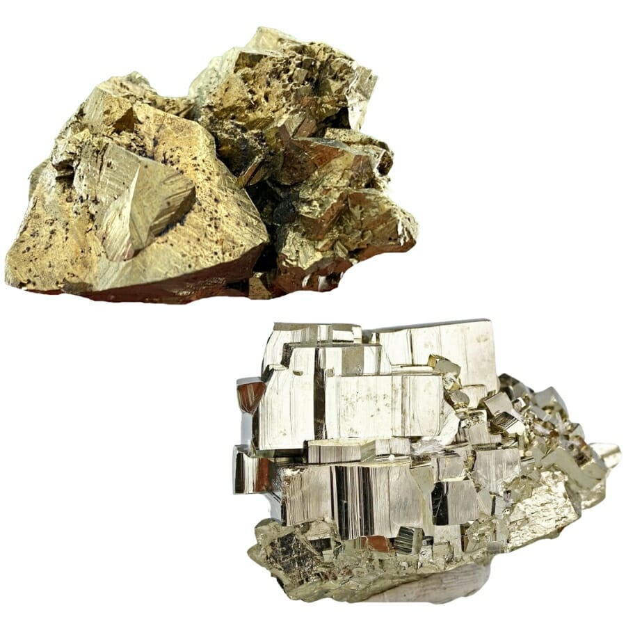 Magnificent chalcopyrite and pyrite mineral specimens