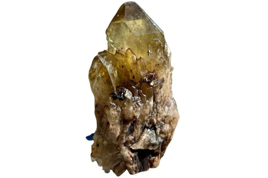 A gorgeous raw and natural citrine