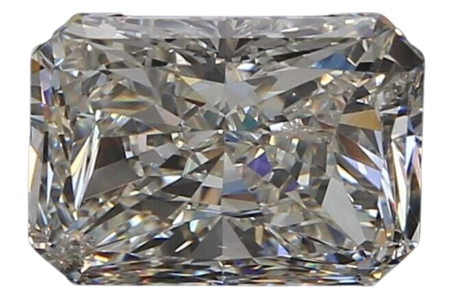 A brilliant piece of a diamond gemstone