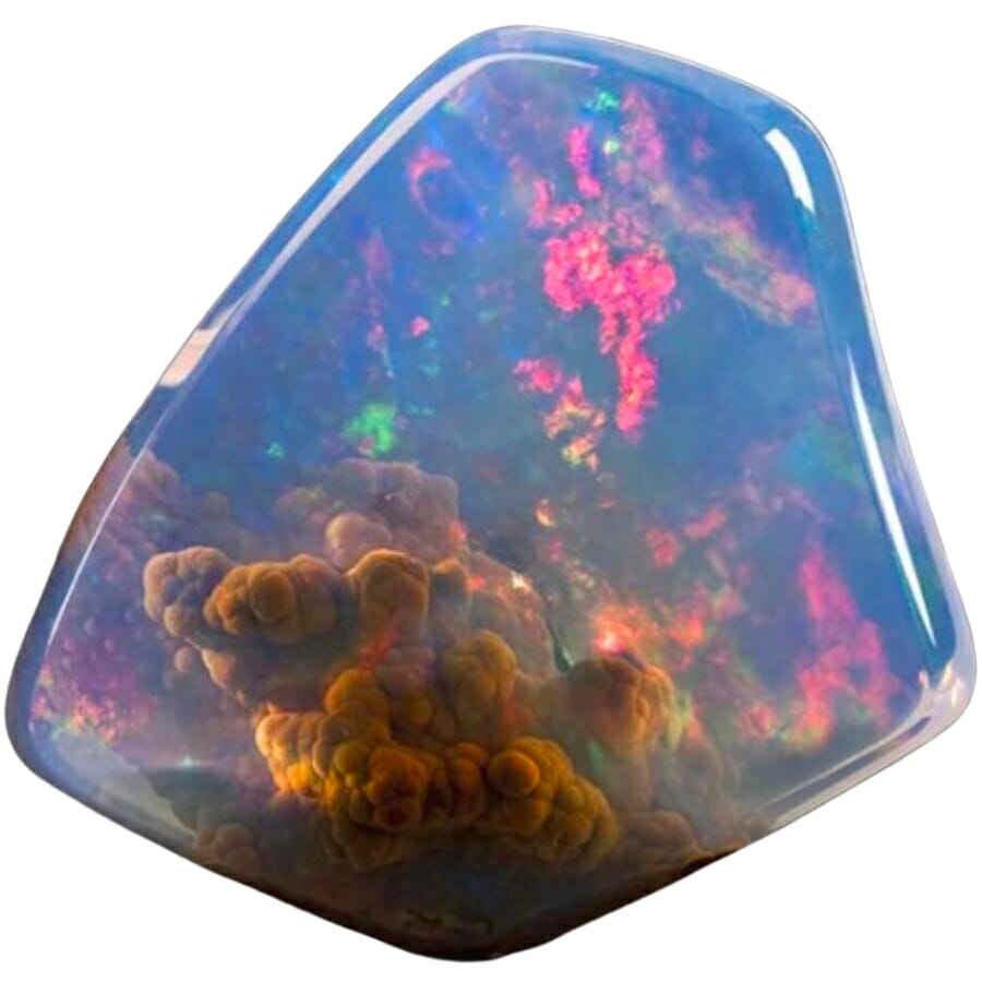 An ethereal galaxy opal