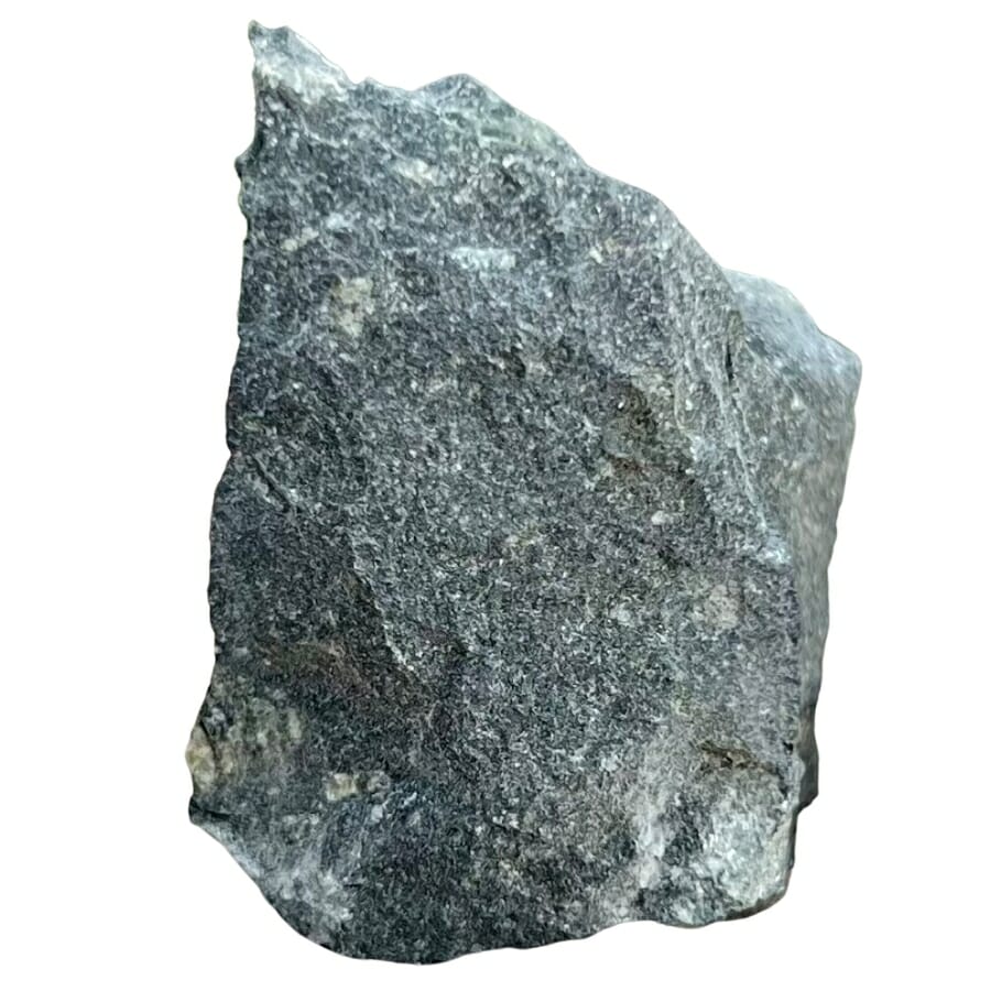 An imperfect cut kimberlite crystal slab