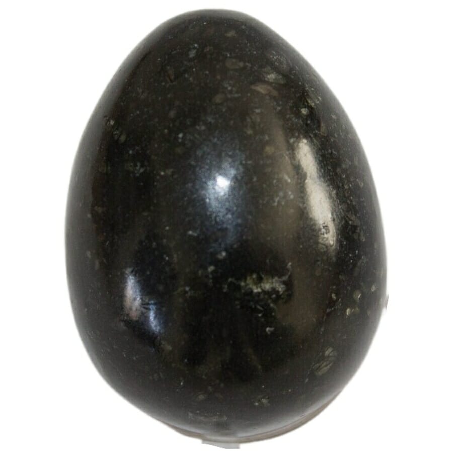 A perfectly shiny and polished kimberlite egg