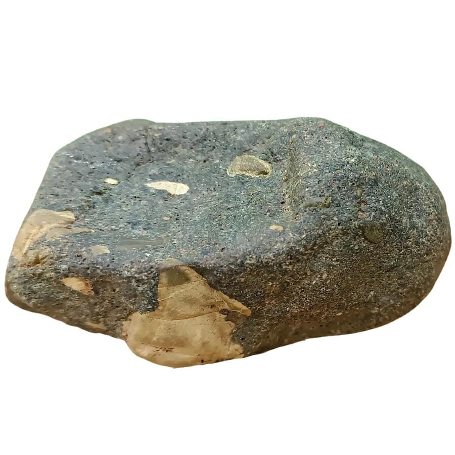 A magnificent kimberlite rock with a smooth surface