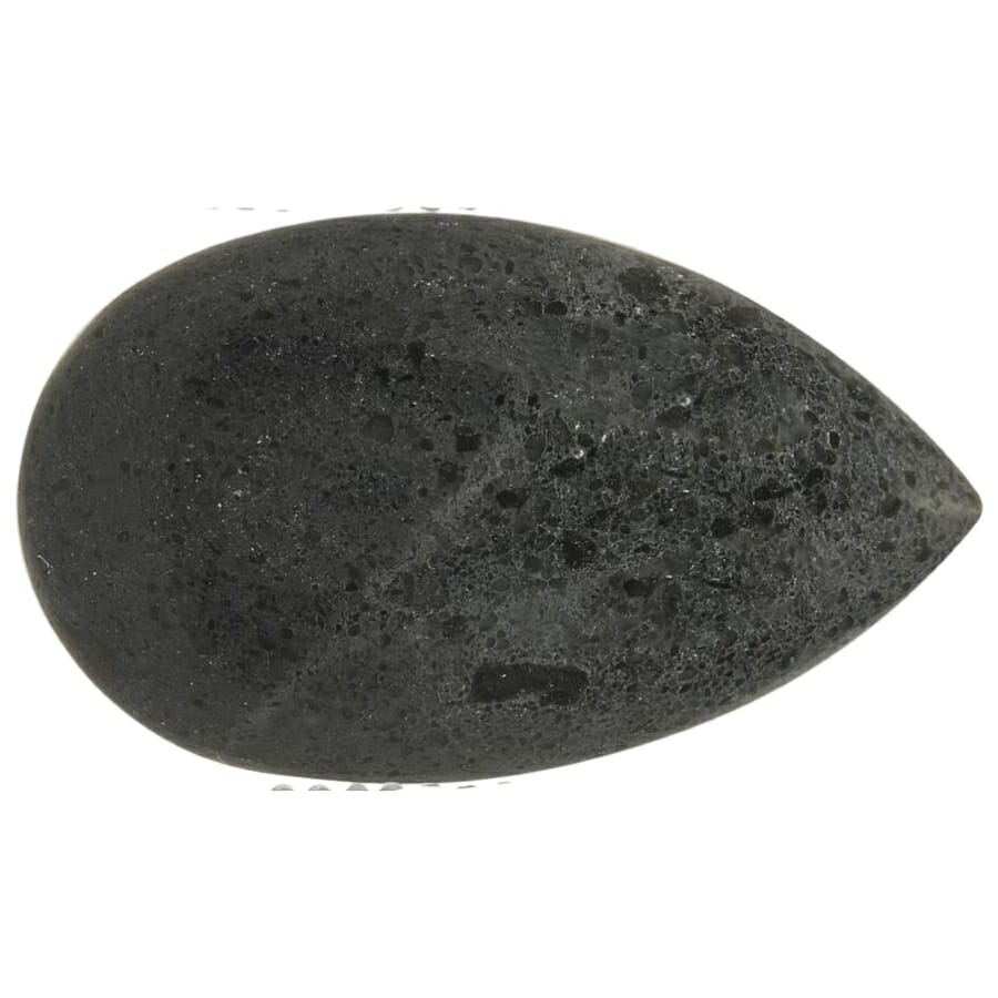 A dazzling teardrop-shaped lamproite crystal