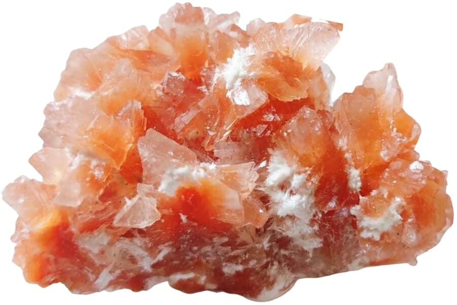 A gorgeous raw carnelian crystal