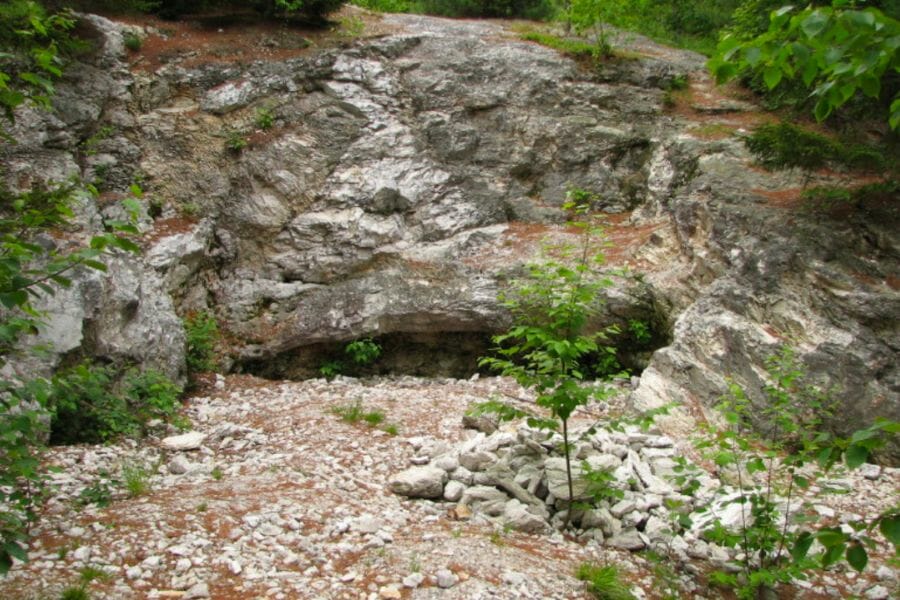 West pit of the Lord Hill Mineral Collecting Area