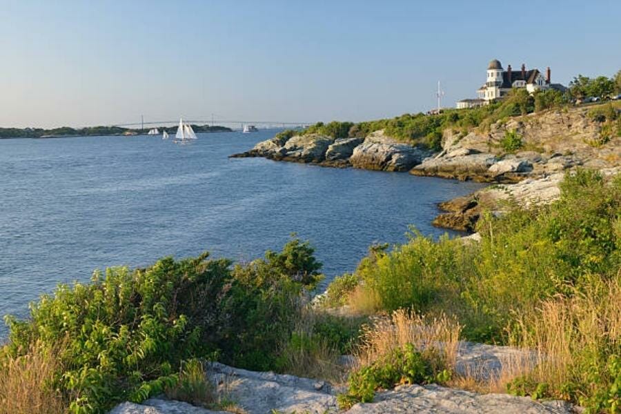 A gorgeous setting and landscape at Narragansett Bay
