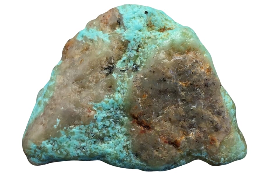 A gorgeous raw and natural turquoise stone