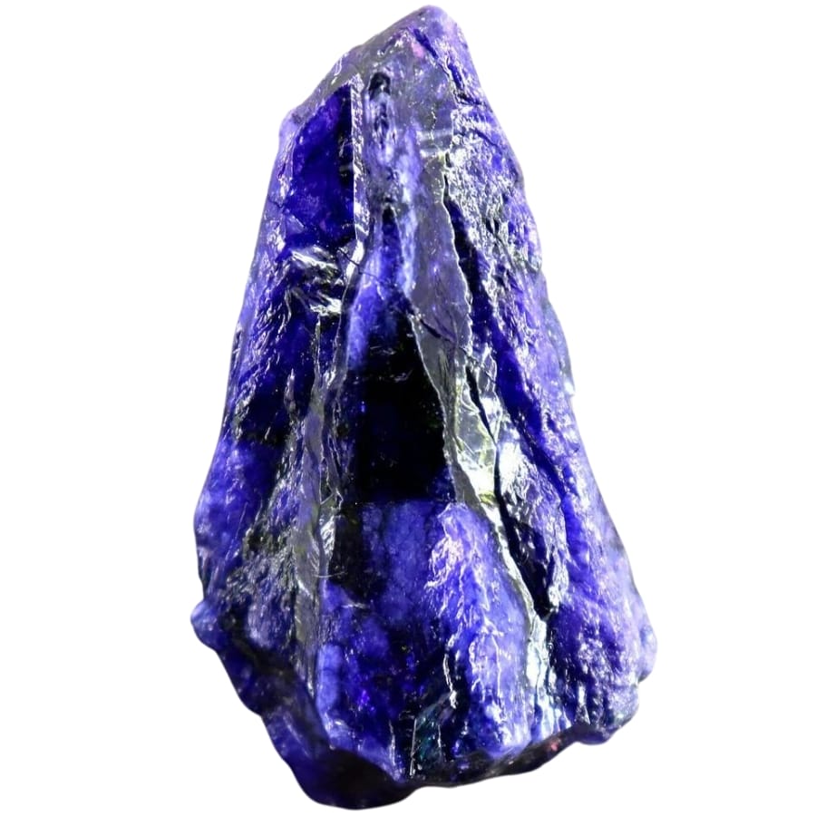 A beautiful formation of a raw sapphire 
