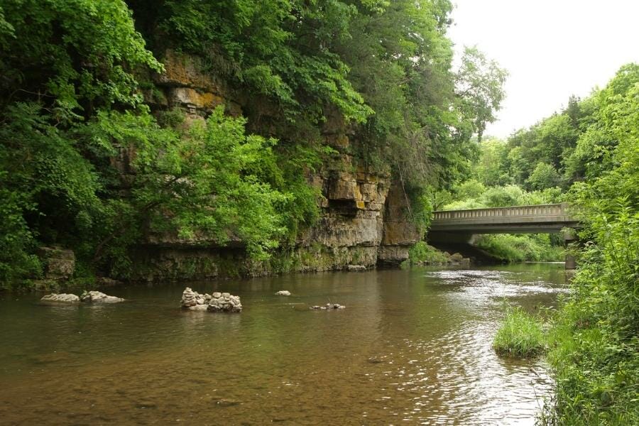 A river at Randolph County where Sparta is