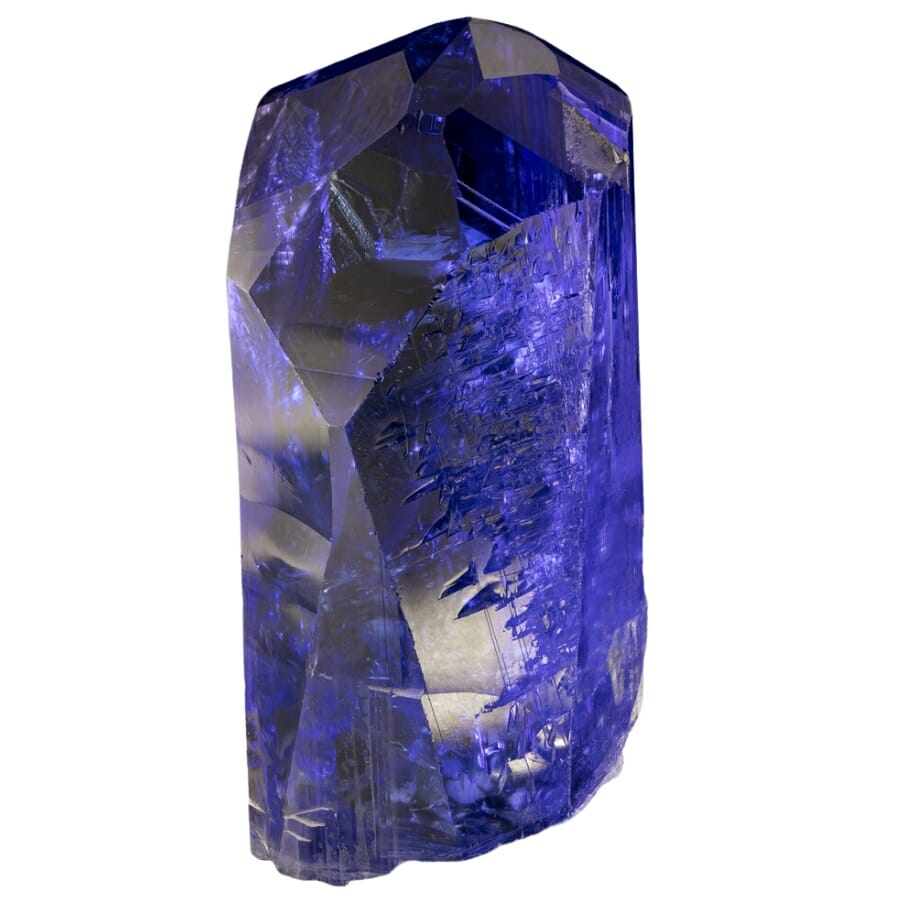 A gorgeous tanzanite crystal tower 
