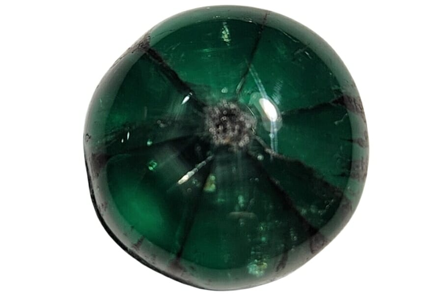 A fascinating and one-of-a-kind Trapiche emerald gemstone