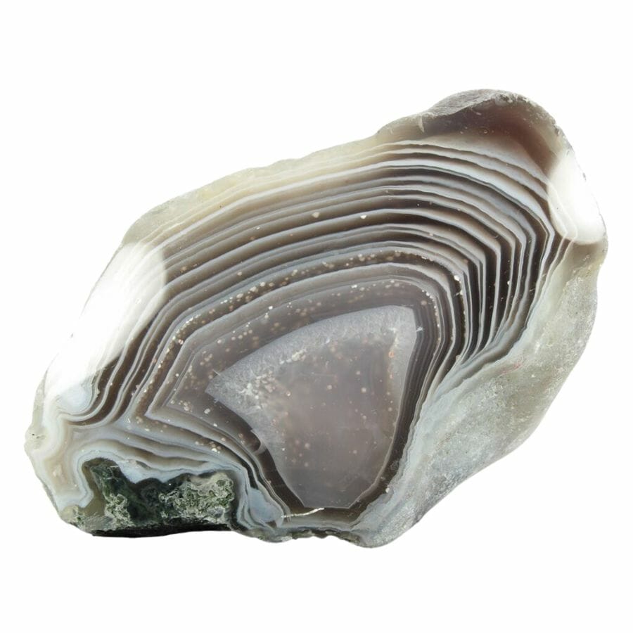 agate with white bands