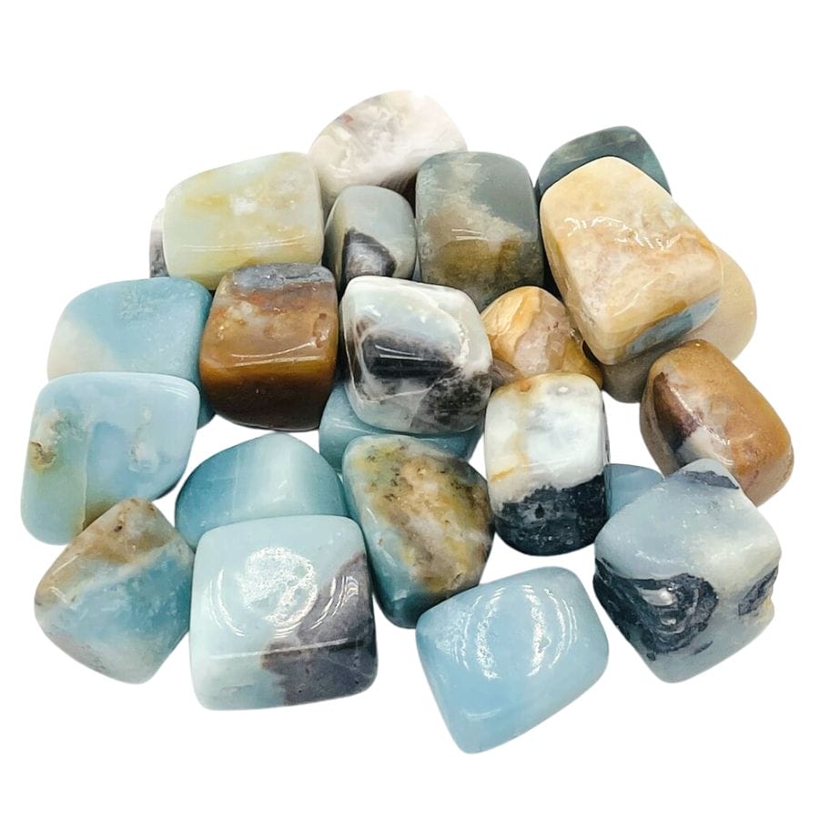 several Caribbean calcite stones