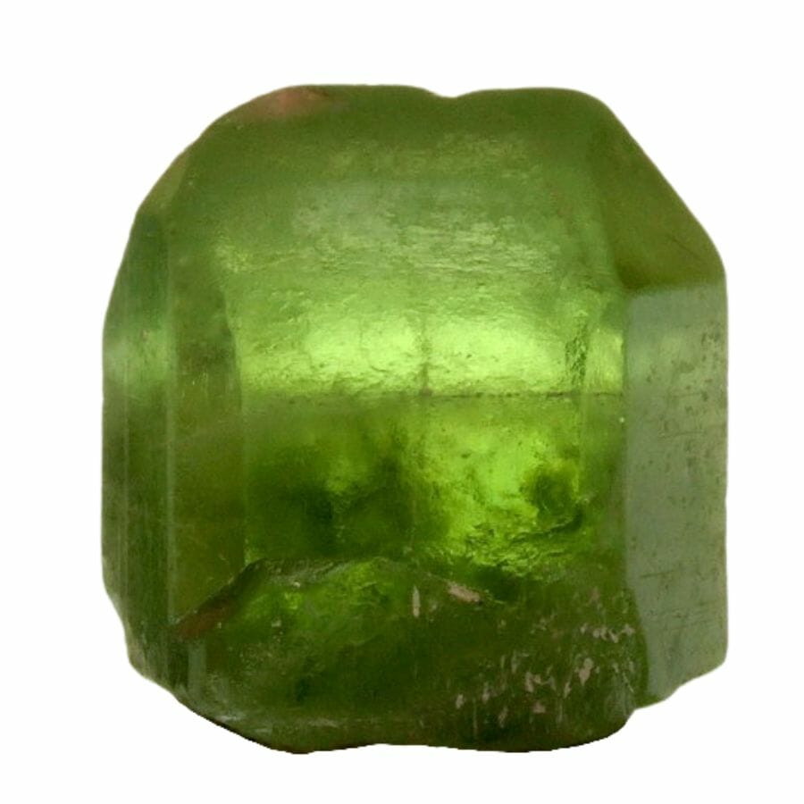 olive green peridot crystal