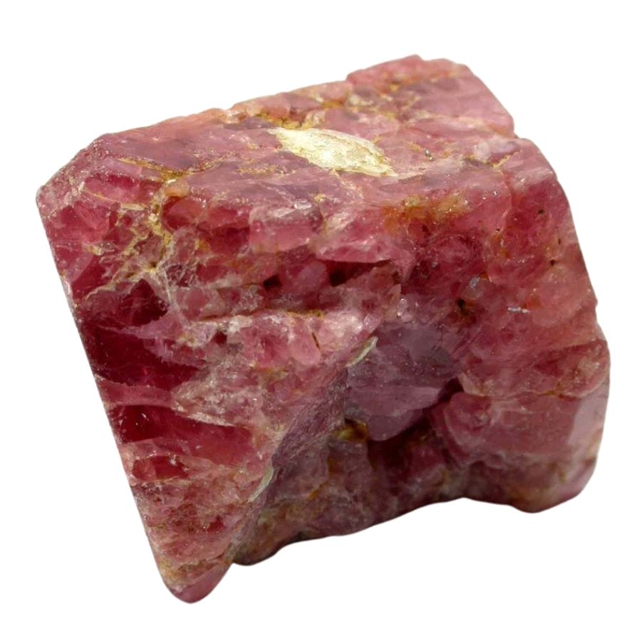 rough red spinel crystal