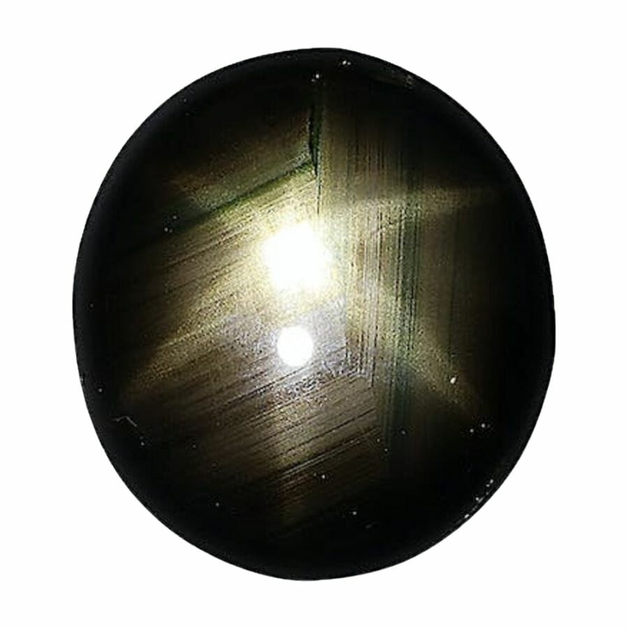 oval star sapphire cabochon