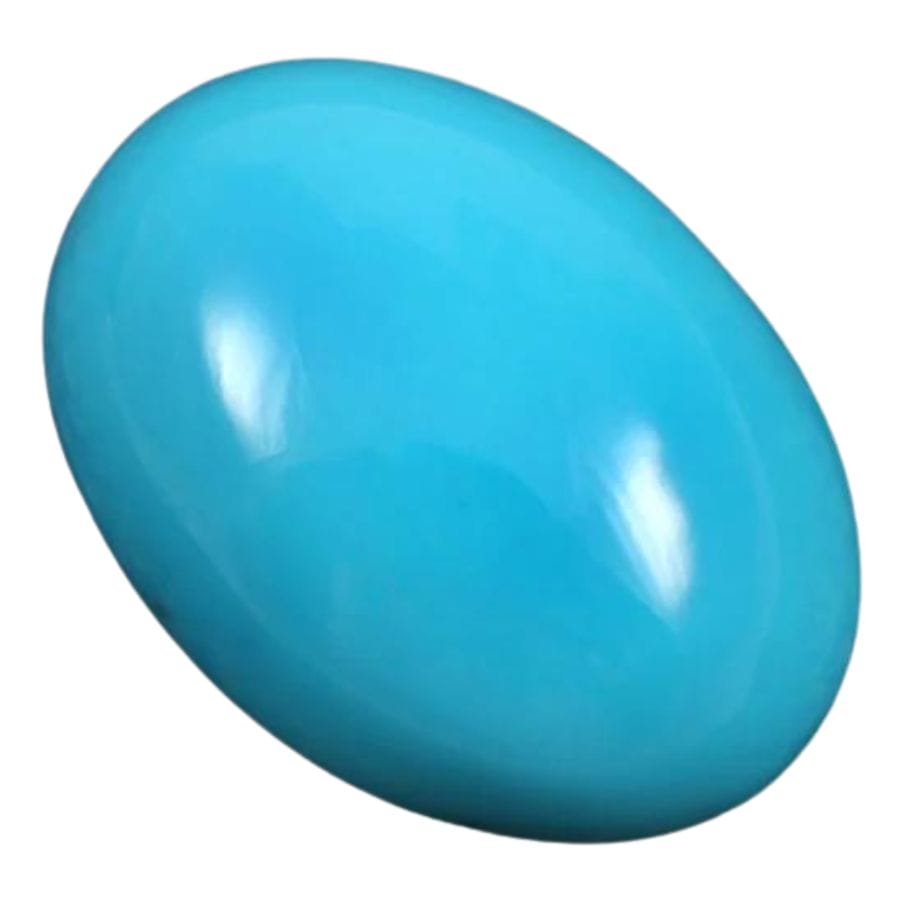 sky blue turquoise cabochon without a matrix