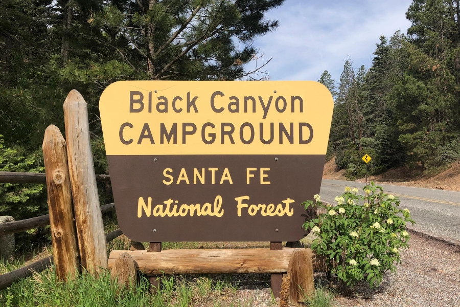 Entrance signage of the Black Canyon