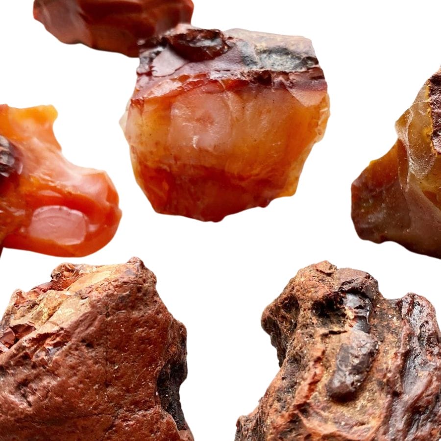 Several carnelians found around the state