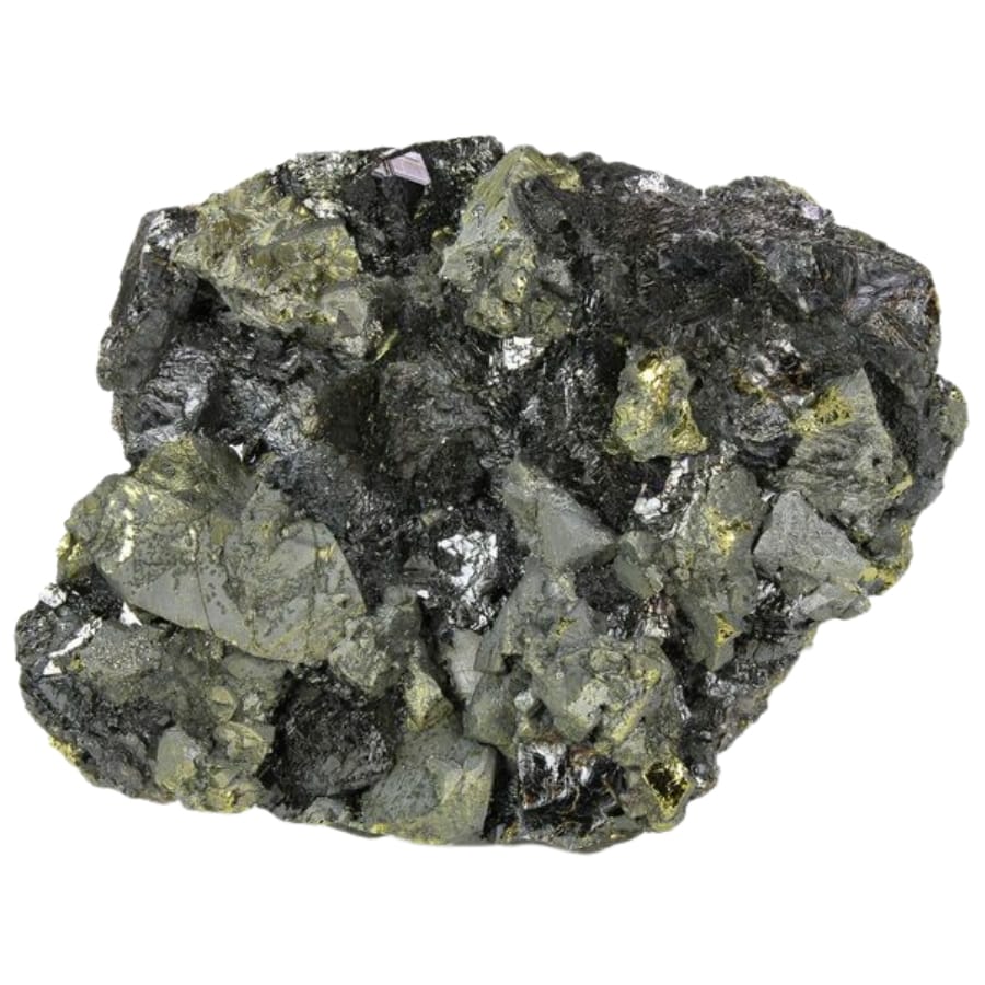 A mesmerizing chalcopyrite crystal specimen with green hues