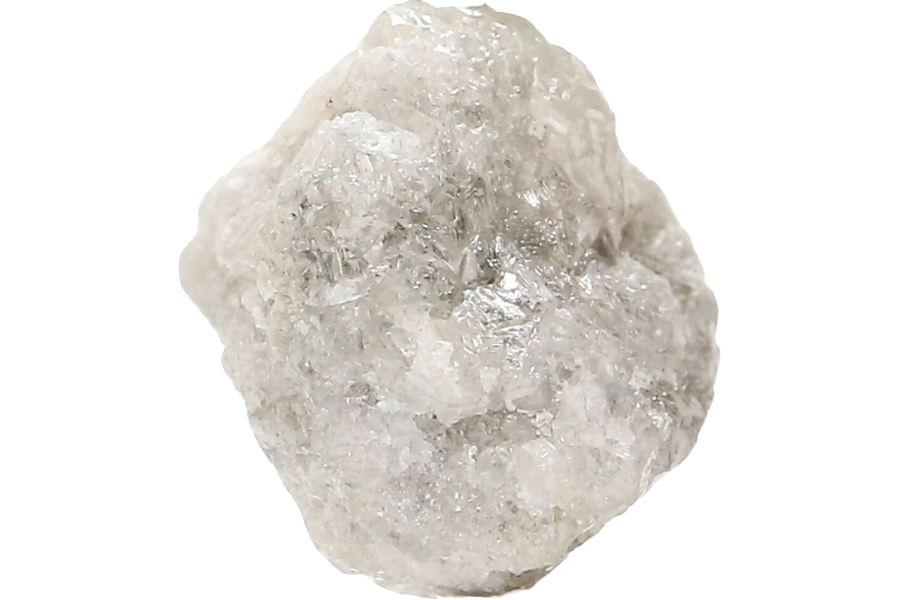 A loose rough white diamond