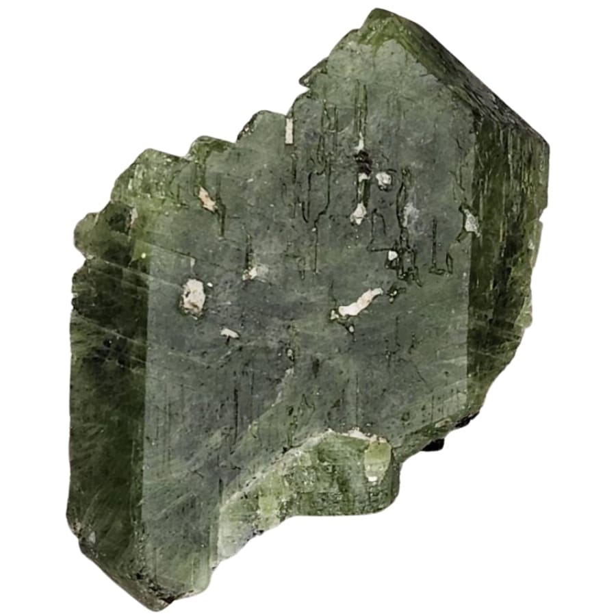 A gorgeous natural and raw diopside mineral