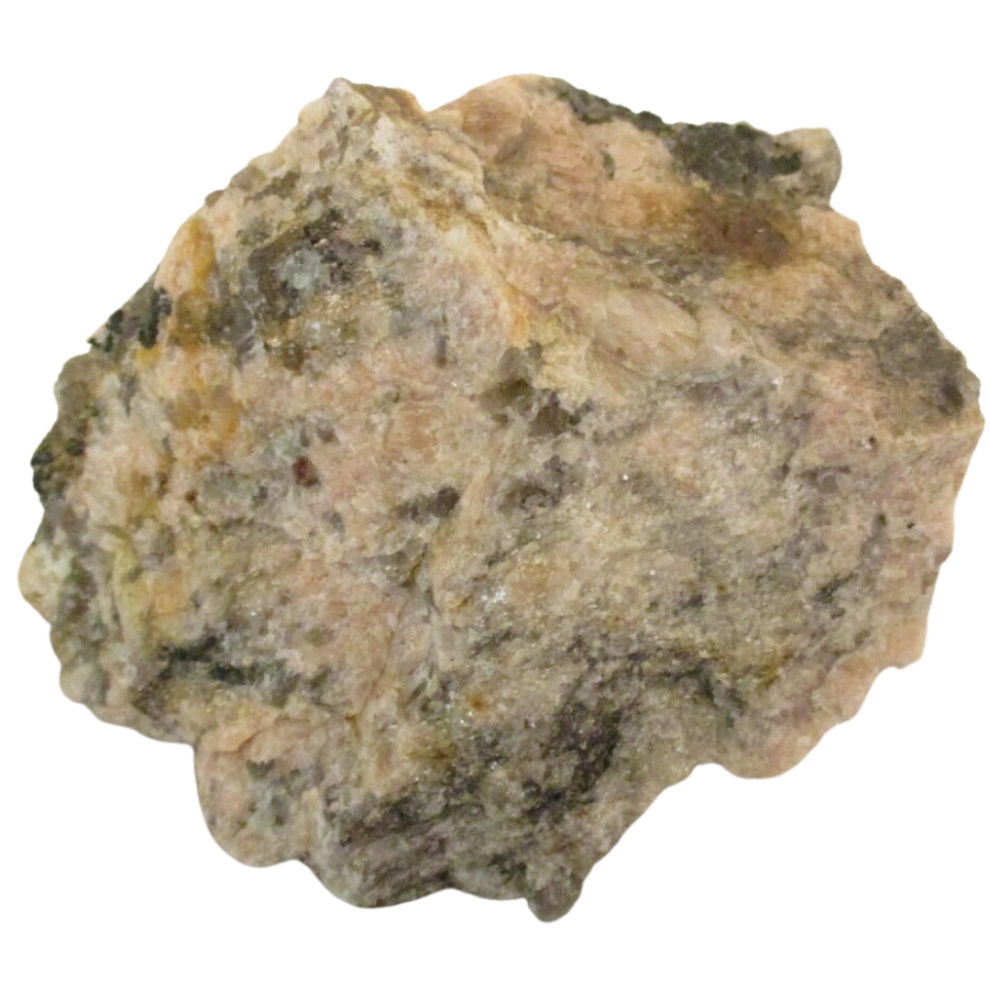 A mesmerizing feldspar rock that glimmers at an angle