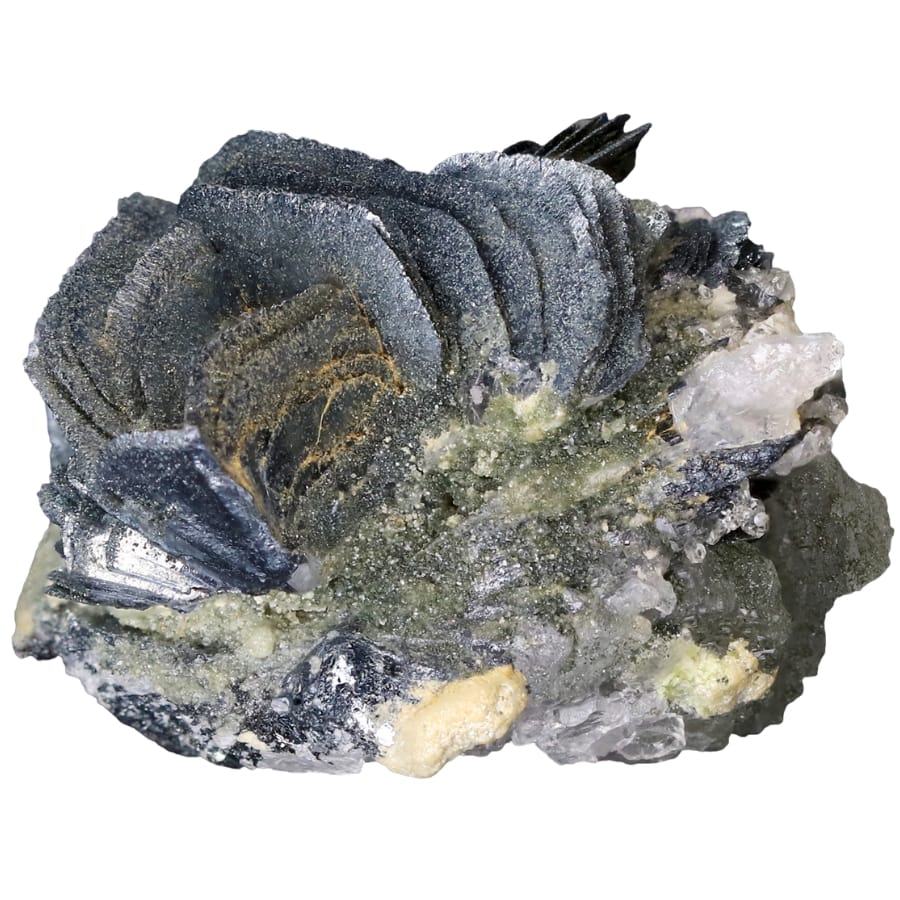 A fascinating hematite specimen with a flower-like structure