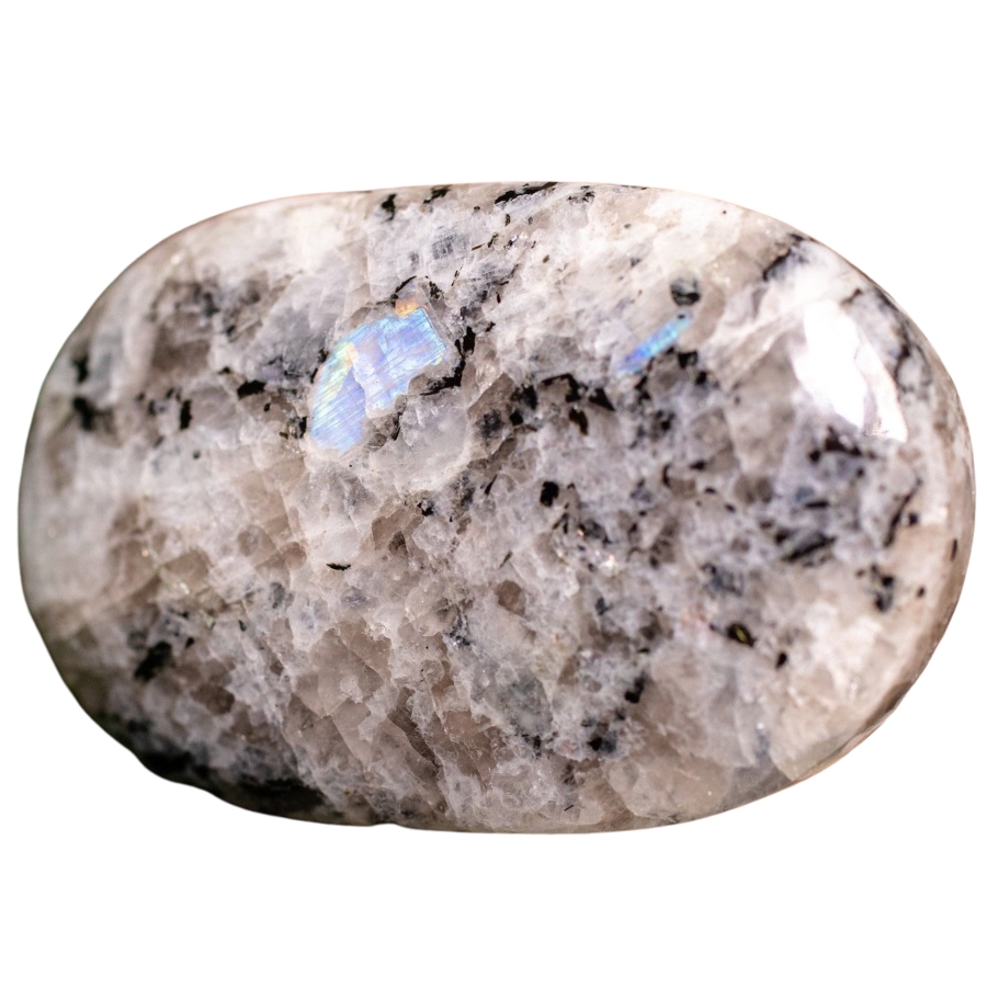 A mesmerizing polished moonstone gemstone