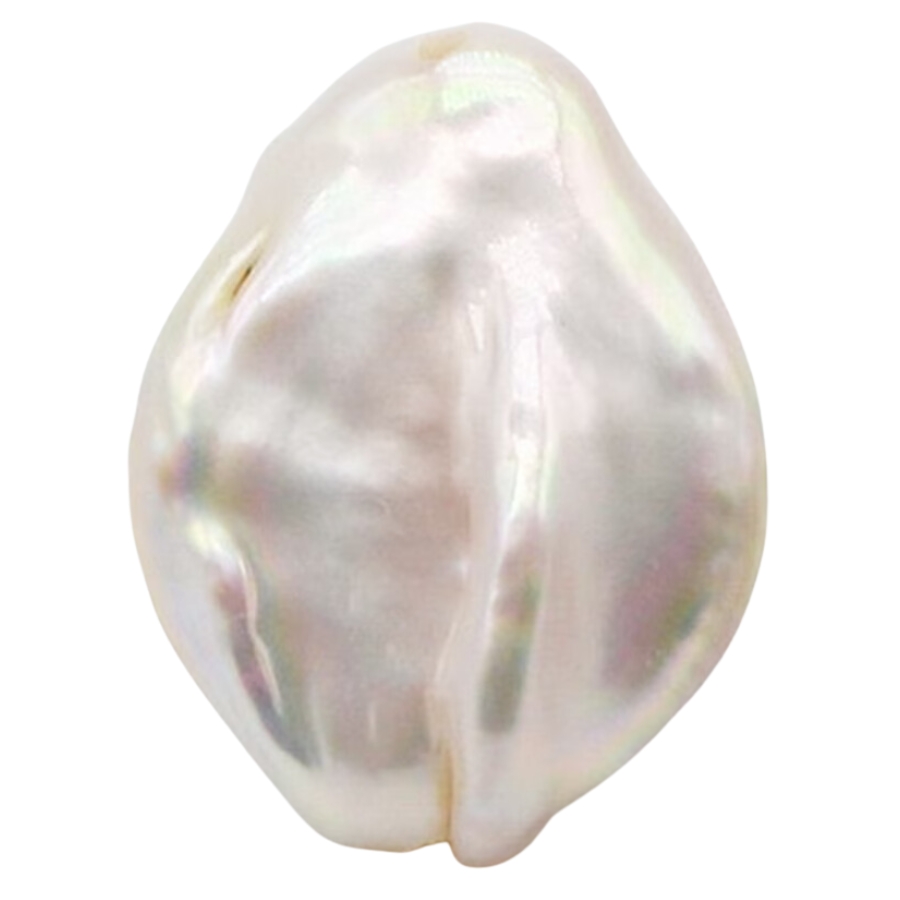 A glowing natural pearl specimen