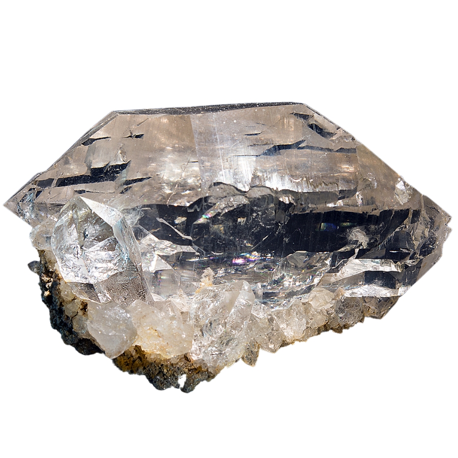 A stunning natural quartz crystal