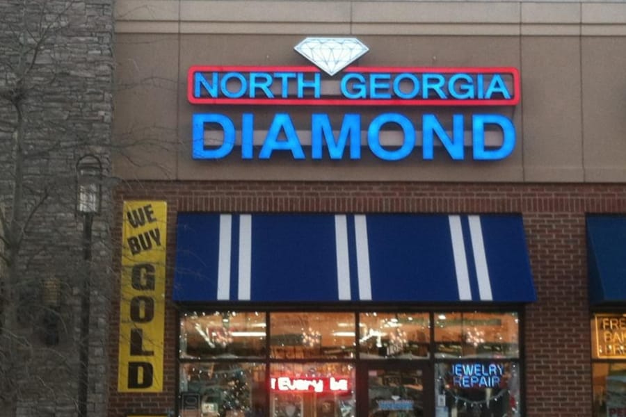 North Georgia Diamond shop where you can find and purchase diamond specimens