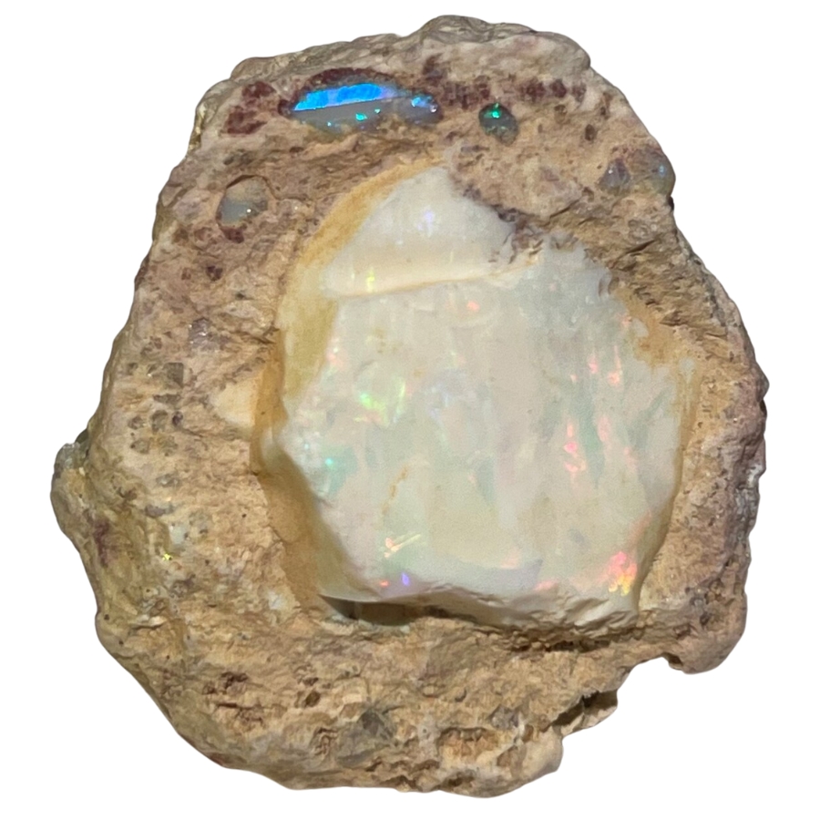 A mesmerizing natural opal specimen