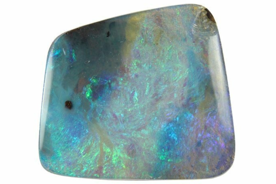 A mesmerizing opal gemstone cabochon