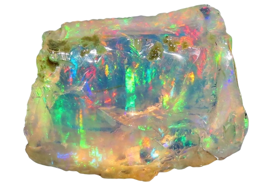 A dazzling opal specimen with a beautiful color play