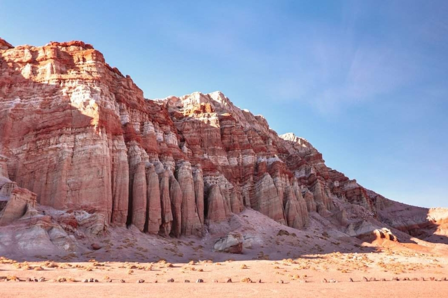 The stunning formation of the Red Rock Canyon