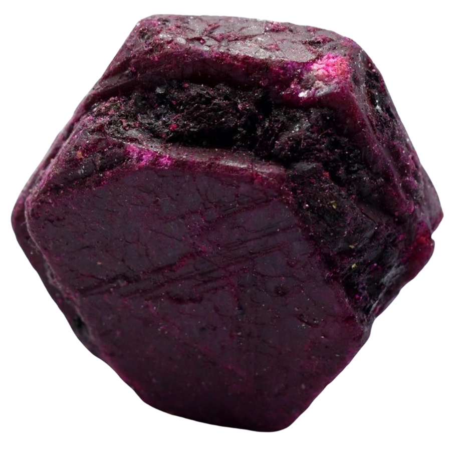 A mesmerizing dark pink colored ruby stone