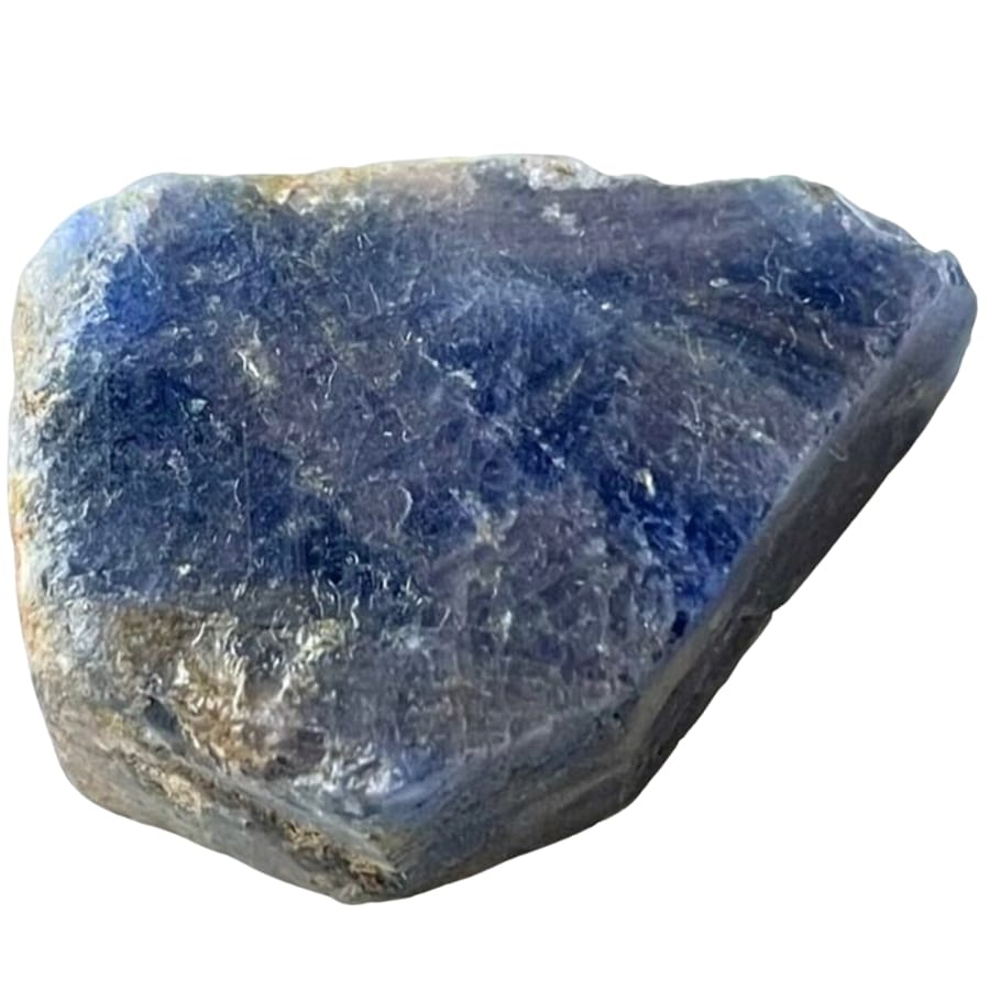 A gorgeous raw and natural rough sapphire with beautiful blue hues