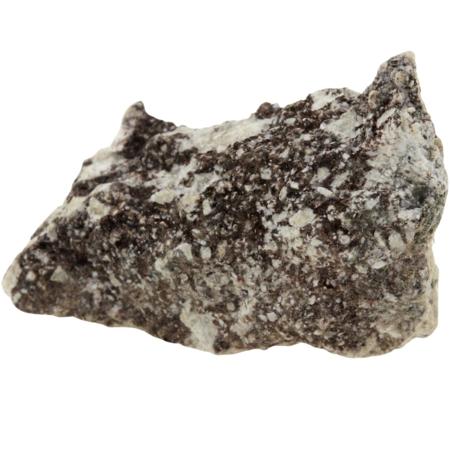 A unique schist mineral with an irregular distinct shape