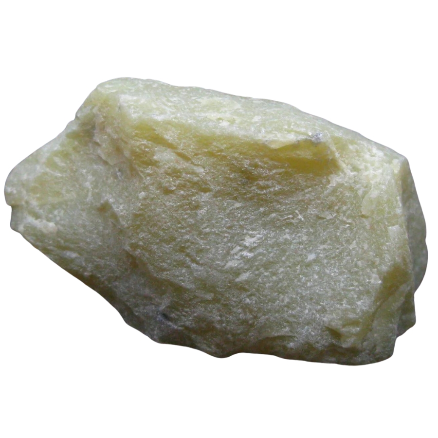 A stunning natural serpentine mineral with a smooth surface texture