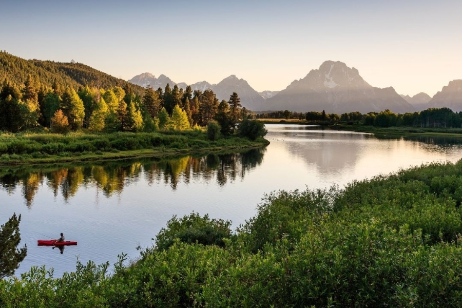 A wonderful scenery at Snake River