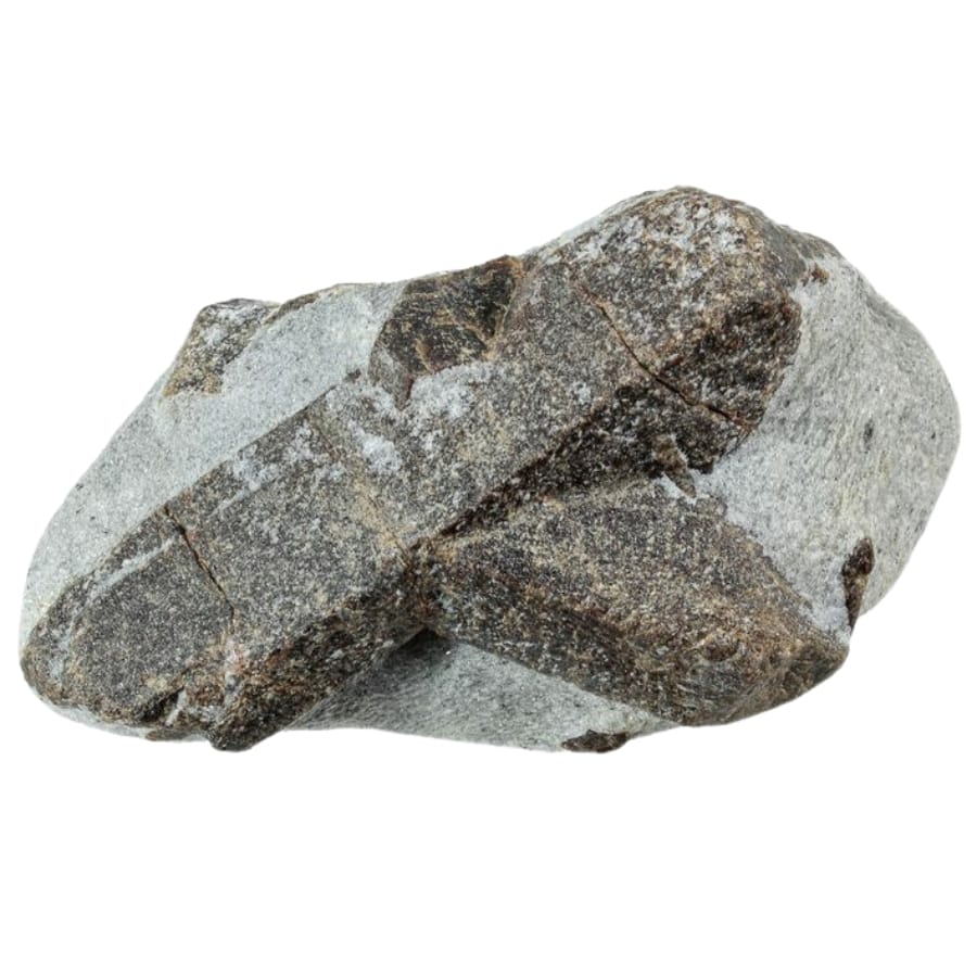 A rare and unique staurolite specimen