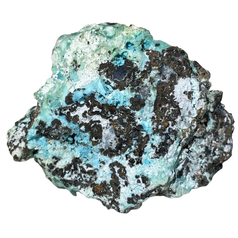 A gorgeous turquoise mineral with lovely light blue hues