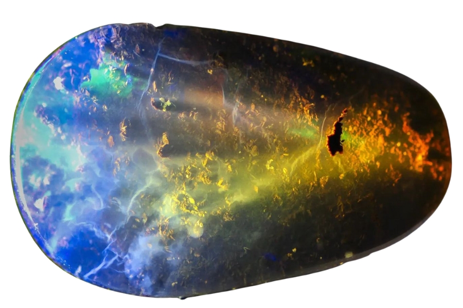 A stunning opal gemstone that resembles the ocean