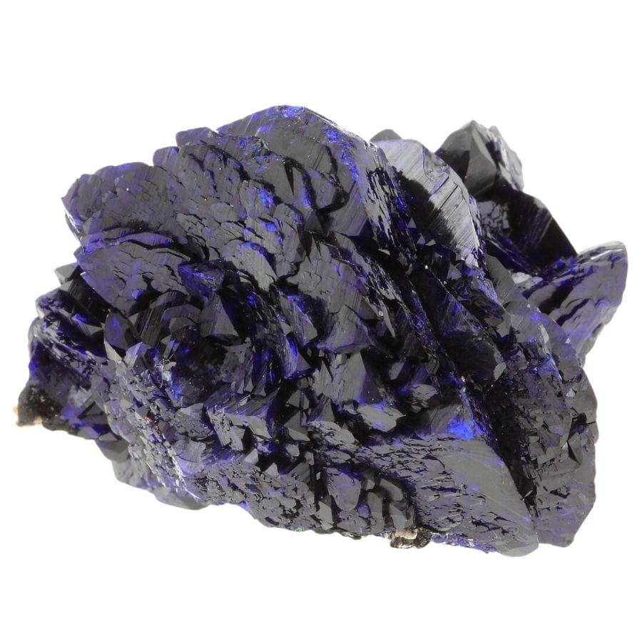 rough deep blue azurite