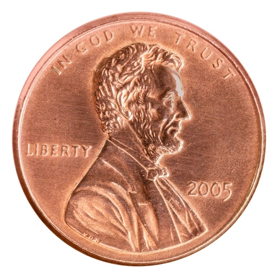 single copper penny